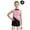 Pink&Black, variant on Doomiva Kids Girls Sleeveless Mock Neck Sequins Latin Jazz Ballet Dance Jumpsuit Biketard Unitard and Hair Scrunchies Hot Pink&Black 4