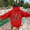 thumbnail image 2 of WEAIXIMIUNG Sweat à Capuche Camouflage Col Rond pour Femmes avec Cordon de Serrage Double Impression, 2 of 4