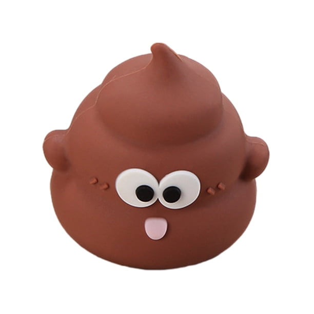 Sacapuntas mini de PVC con forma de caca, con hoja de acero al manganeso, portátil, de corte suave, ideal para niños, estudiantes y decoración de escritorio.