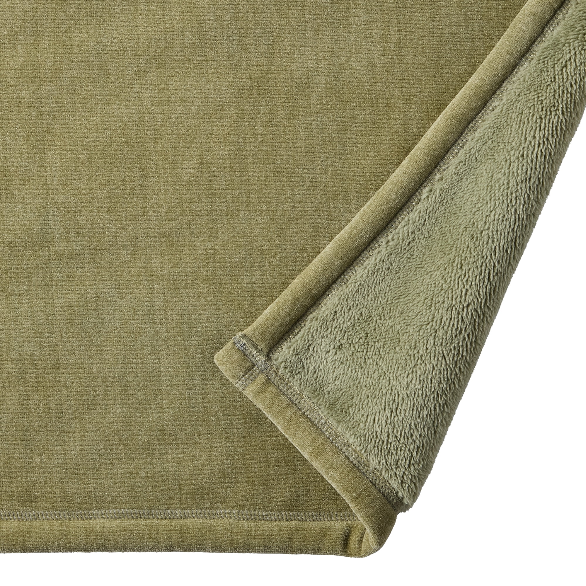 Better Homes &  Gardens Wexford Super Soft Luxury Chenille Blanket , King Size, Dark Cilantro