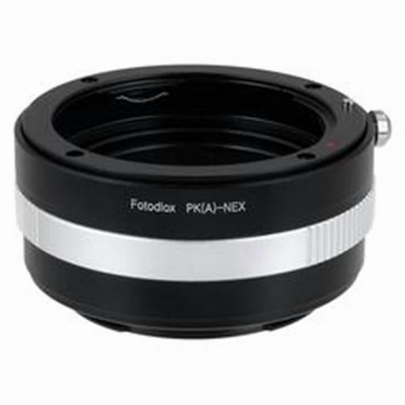 Fotodiox PKAF-SnyE Lens Mount Adapter - Pentax K AF Mount DSLR Lens To Sony Alpha E-Mount Mirrorless Camera Body with Built in Aperture Control Dial