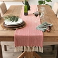 thumbnail image 3 of Tango Red Chevron Cotton Table Runner 15x72, 3 of 3
