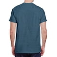 thumbnail image 3 of Jnriver Men's Short Sleeve Lightweight Heavy Cotton T-Shirt Regular-Fit Crewneck Tee for Casual Wear Gym Workout Summer Outfit - Heather Navy - 3XL, 3 of 3