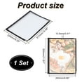 thumbnail image 2 of 1Book 8.27 x 11.69 Inch Restaurant Menu Covers Holder 4 Page 8 View Menu Covers Transparent Menu Folder Fits A4 Size Paper Menu Book Holders for Restaurant Hotels Bars Cafes, 2 of 6