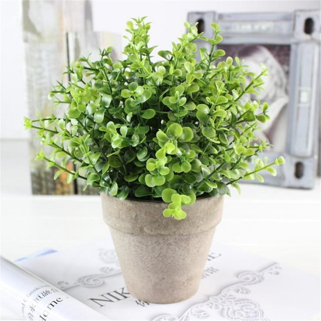 Plantes en Pot Simulation Décorations Vertes Ornements