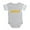 Heather Gray, variant on CafePress - MUSTARD ROW - Cute Infant Baby Football Bodysuit