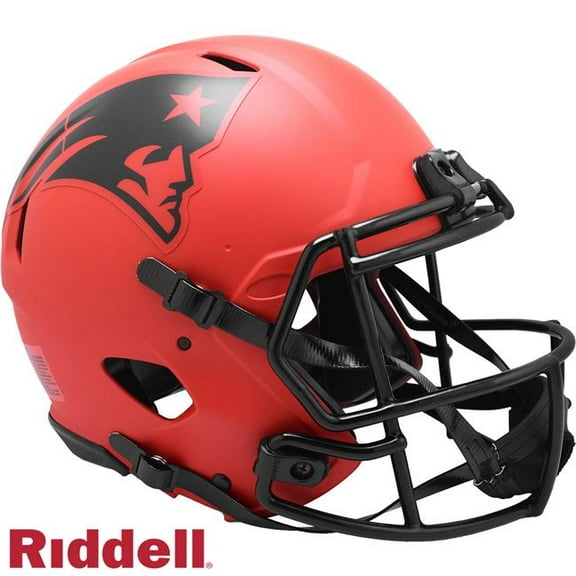Riddell 9585500607   England Patriots Helmet - Riddell Authentic Full Size Speed Style Rave Alternate