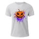 thumbnail image 4 of Blusas y camisas de manga corta y cuello redondo para hombre. Blusas/camisetas de manga corta con cuello redondo y estampado de Halloween para hombre. Blusa para hombre., 4 of 4
