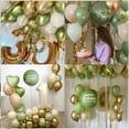 thumbnail image 6 of YANSION Birthday Decorations for Girls Women, Sage Green Birthday Party Decorations with Birthday Balloons, Happy Birthday Decorations Banner, Peper Pom Poms for Baby Boy Men Birthday Decorations, 6 of 7