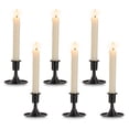 thumbnail image 4 of Set of 6 Black Iron Candle Stands Candle Holder European Candlestick Holder for Home Dining Celebrations Home Decor, 4 of 8
