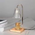 thumbnail image 4 of Lámpara de aromaterapia de madera, lámpara de cera derretida, luz de vela derretida regulable moderna, difusor de dormitorio, estufa para dormitorio, decoración de oficina, 4 of 4