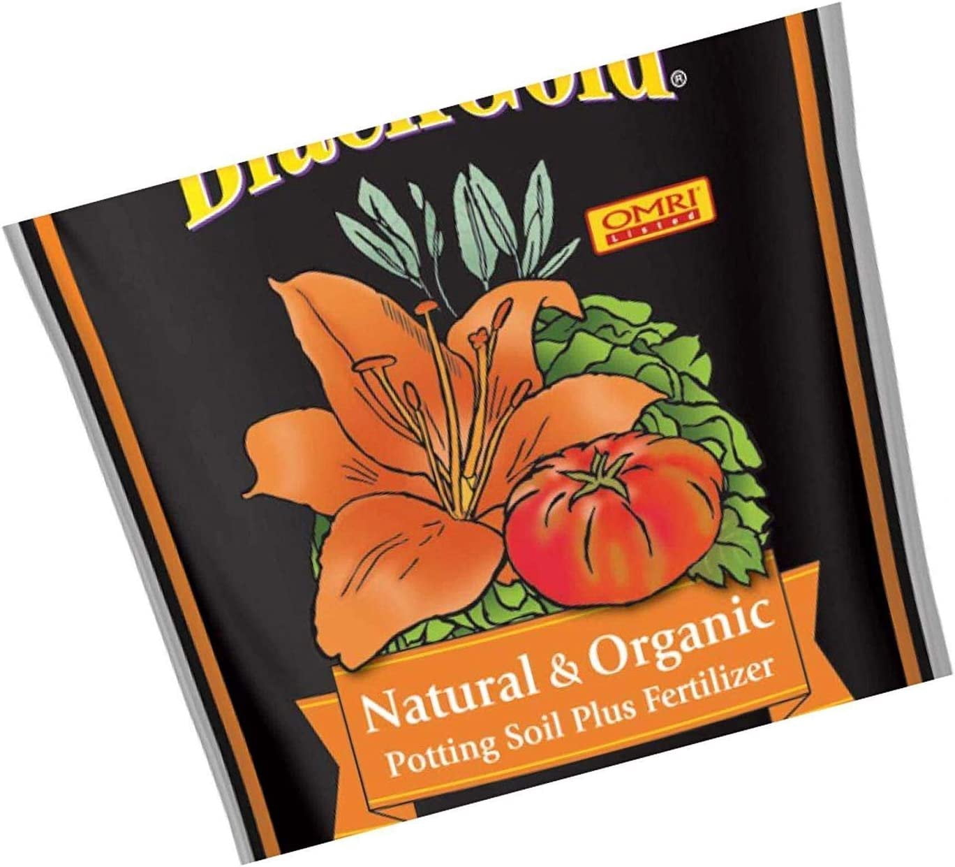 Sun Gro Black Gold Natural and Organic Potting Soil - Organic Garden Soil - 2 Cu Ft Bag — Indoor & Outdoor Container & Garden Use