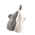 thumbnail image 2 of Tineasur elephant pair Ceramic Assorted Color 2 Pairs, 2 of 6