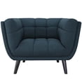 thumbnail image 4 of Modway Bestow Upholstered Fabric Armchair in Blue, 4 of 4