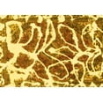 thumbnail image 1 of Ahgly Company Machine Washable Indoor Rectangle Abstract Yellow Modern Area Rugs, 2' x 3', 1 of 4