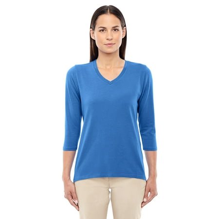 Devon & Jones Ladies' Perfect Fitâ„¢ Bracelet-Length V-Neck Top