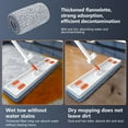 thumbnail image 4 of Trapeador de piso, trapeador plano de microfibra de manos libres con escurridor automático, trapeador de piso de microfibra de 360 manos, trapeador de piso de lavado de manos perezoso, 4 of 7