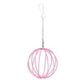 thumbnail image 4 of Cheers.US 8.5cm Hanging Wire Ball Hamster Rabbit Guinea Pig Pet Toy Food Feeder Dispenser,Pet Accessory, Ball Shape, Hollow, Food Feeder, 4 of 8