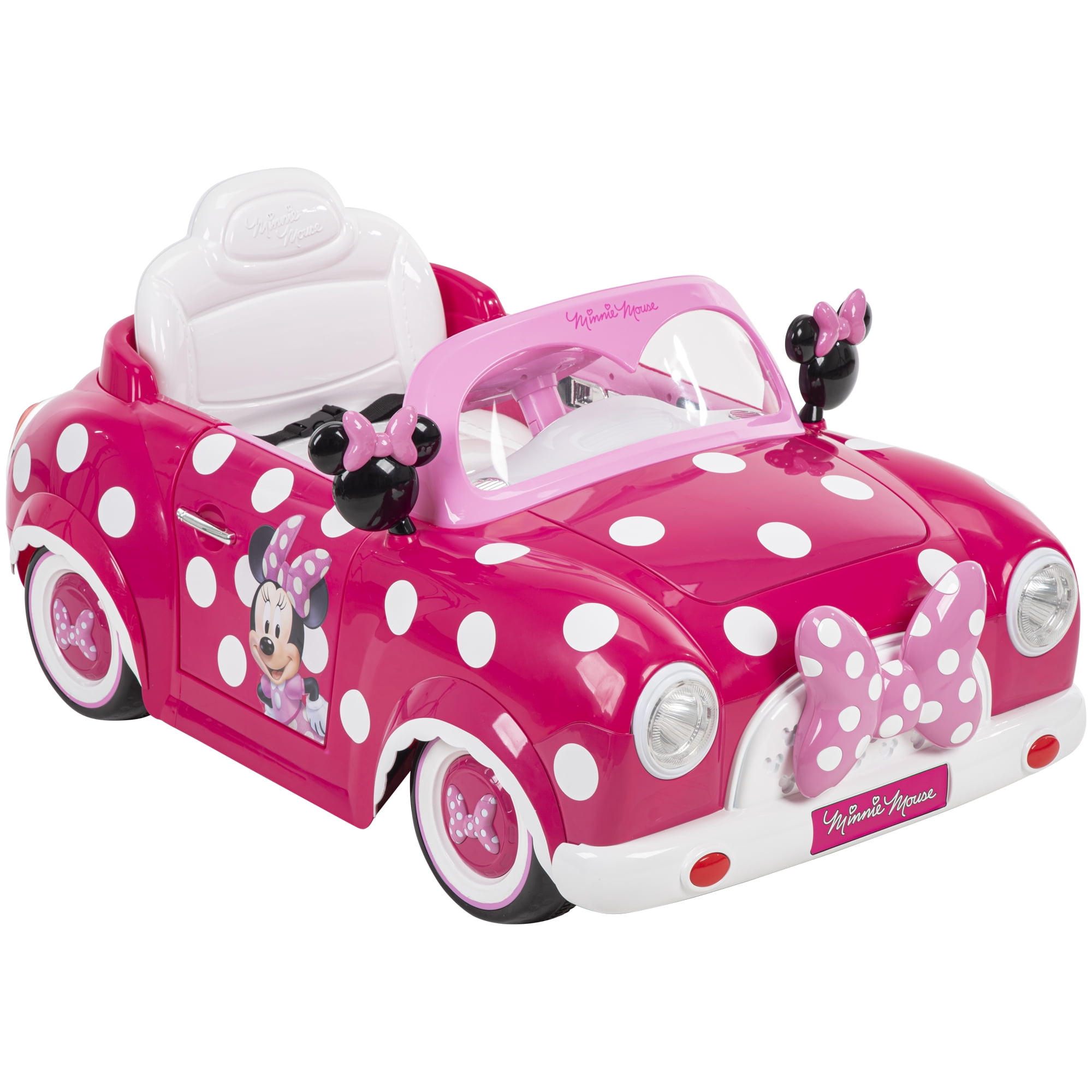 Disney Minnie Mouse Convertible Car 6-Volt Electric Huffy - Walmart.com
