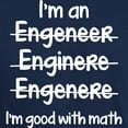 thumbnail image 3 of CafePress - I'm Good With Math Dark T Shirt - Men's Classic Graphic Cotton T-Shirt, 3 of 4