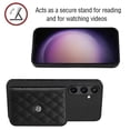 thumbnail image 2 of for Samsung Galaxy S24 Plus Slim Case with Card Holders and Strap for Women, Samsung Galaxy S24 Plus Phone Case Wallet PU Leather Kickstand RFID Blocking Flip Shockproof Wallet Case - Black, 2 of 11