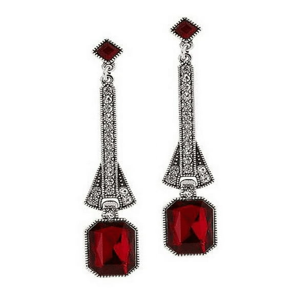 Deluxe '20s Red Earrings