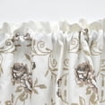 thumbnail image 4 of Home Soft Things Floral Embroidery Valance, 1 Piece, Rose Taupe, 19 x 60 Inches, 4 of 5