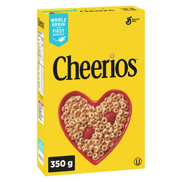 Original Cheerios Breakfast Cereal, Whole Grains, 350 g, 350 g