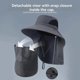 thumbnail image 5 of Sombreros de sol de verano con protección UV, gorra de pesca para caza al aire libre para hombres y mujeres, senderismo, Camping, visera, sombrero de pescador con solapa para el cuello, 5 of 5