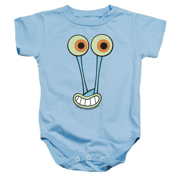 SpongeBob SquarePants Gary Snail Smile Unisex Infant Snap Suit for Baby, Light Blue, Medium