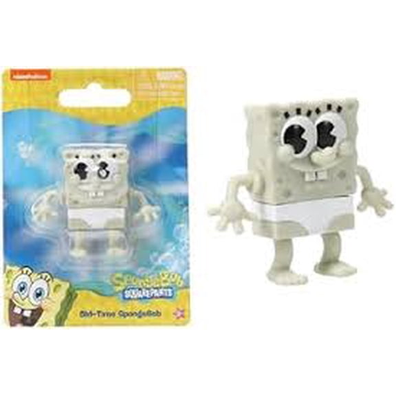 Mini Action Figure – Vintage‑Style Sea Sponge Character in Retro Colors