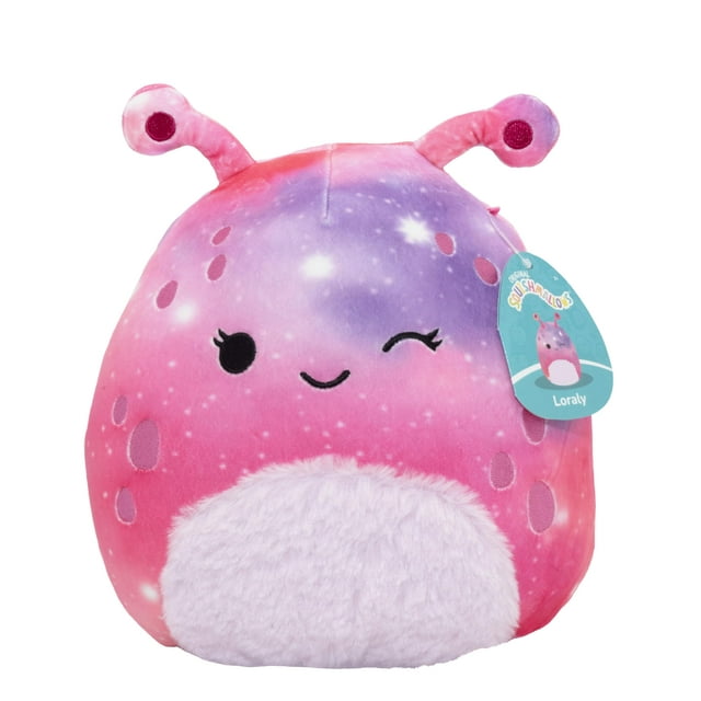 Peluche Squishmallows Original Loraly The Rainbow Alien, 25 cm
