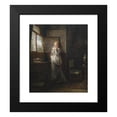 thumbnail image 2 of Paul Wichmann 15x17 Black Modern Framed Museum Art Print Titled - A Young Girl in Anticipation at the Window (1872), 2 of 5