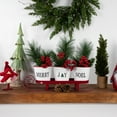 thumbnail image 2 of Northlight Sleigh with "Noel", "Joy" and "Merry" Buckets Christmas Centerpiece - 18.75" - Red, 2 of 7