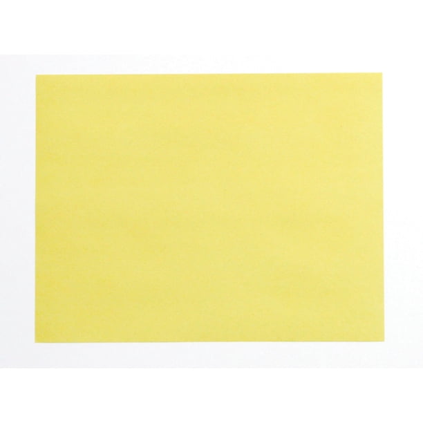 School Smart Papel aritmético de papel periódico liso 8-1/2 x 11 en paquete canario de 500