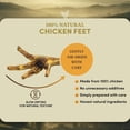 thumbnail image 6 of Oldfield Naturals Chicken Feet Dog Treats for Dogs, Dehydrated Chicken Feet Dog Chews, Single Ingredient High Protein Chicken Treats, Crunchy Natural Dog Snacks, 10 Pcs, 6 of 6
