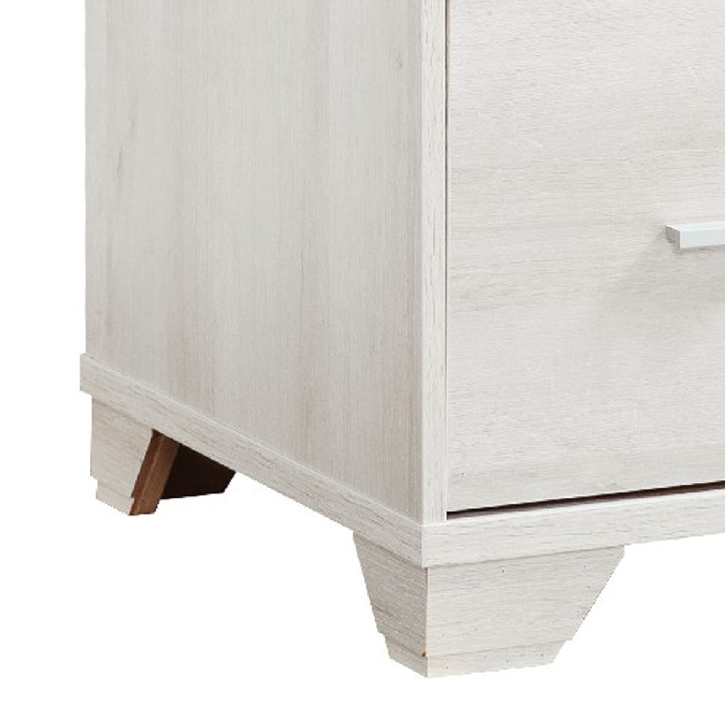 31 Inch File Cabinet Printer Stand Table with 2 Drawers, Oak White - image 4 of 5