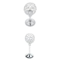 thumbnail image 1 of 2pcs CRYSTAL TEA LIGHT PILAR CANDLE HOLDER CANDLESTICK BODA DECORACIÓN Plata, 1 of 9