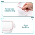 thumbnail image 3 of Recipientes de vidrio para preparación de comidas HOMBERKING 630 ml (22 oz) x10 - Rosa, 3 of 7