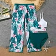 thumbnail image 2 of Three Piece Bikini Set For Girls Beach Pool Swimwear Summer Recreation Comfortable Youth Apparel, 2 of 7