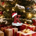 thumbnail image 4 of Mecorevxz Christmas Letter Ornament 2025,Letter Personalized Christmas Indoor for Christmas Tree Ornaments Pendant Hanging Decorations, DIY Hanging Christmas Ornaments (K), 4 of 7