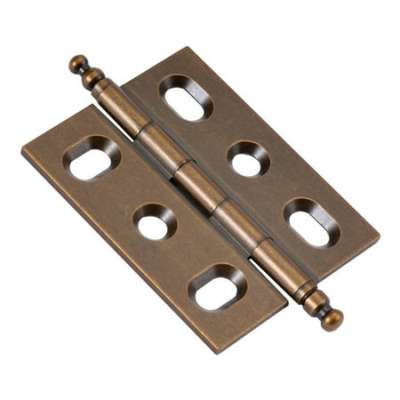 - Surface Face Mounted Hinge in Wellington Bronze Finish