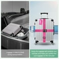 thumbnail image 6 of 4-Sets Luggage Straps TSA Approved, Luggage Straps Suitcase Tags Set Adjustable Suitcase Belt [Dark Blue], 6 of 7