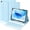Blue, variant on Detachable Wireless Keyboard Folio with Pencil Holder for 11-inch iPad 11th Gen 2025 (A16) & 10.9-inch iPad 10th Gen 2022,Pink