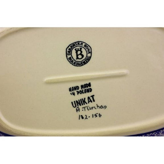 Polmedia Rectangular Non-Stick Polish Pottery Baker