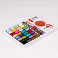 thumbnail image 3 of Portable Travel Sewing Box Sewing Kits Set Cloth Fabric Handy Needlework Tool, 3 of 9