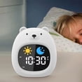 thumbnail image 5 of Reloj Despertador para Niños con Forma de Oso, Reloj de Entrenamiento para Dormir para Niños Pequeños, Luz de Noche Táctil para el Dormitorio de los Niños, 5 of 5