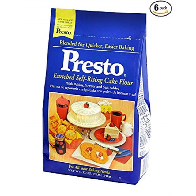 presto self rising cake flour, 32ounce box