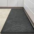 thumbnail image 1 of MeyJey Anti Fatigue Kitchen Mat, 20"x60" Non-Slip Waterproof Cushioned Runner Rug, Black, 1 of 10