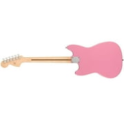 Squier Sonic Mustang HH - Maple Fingerboard - White Pickguard - Flash Pink (993)
